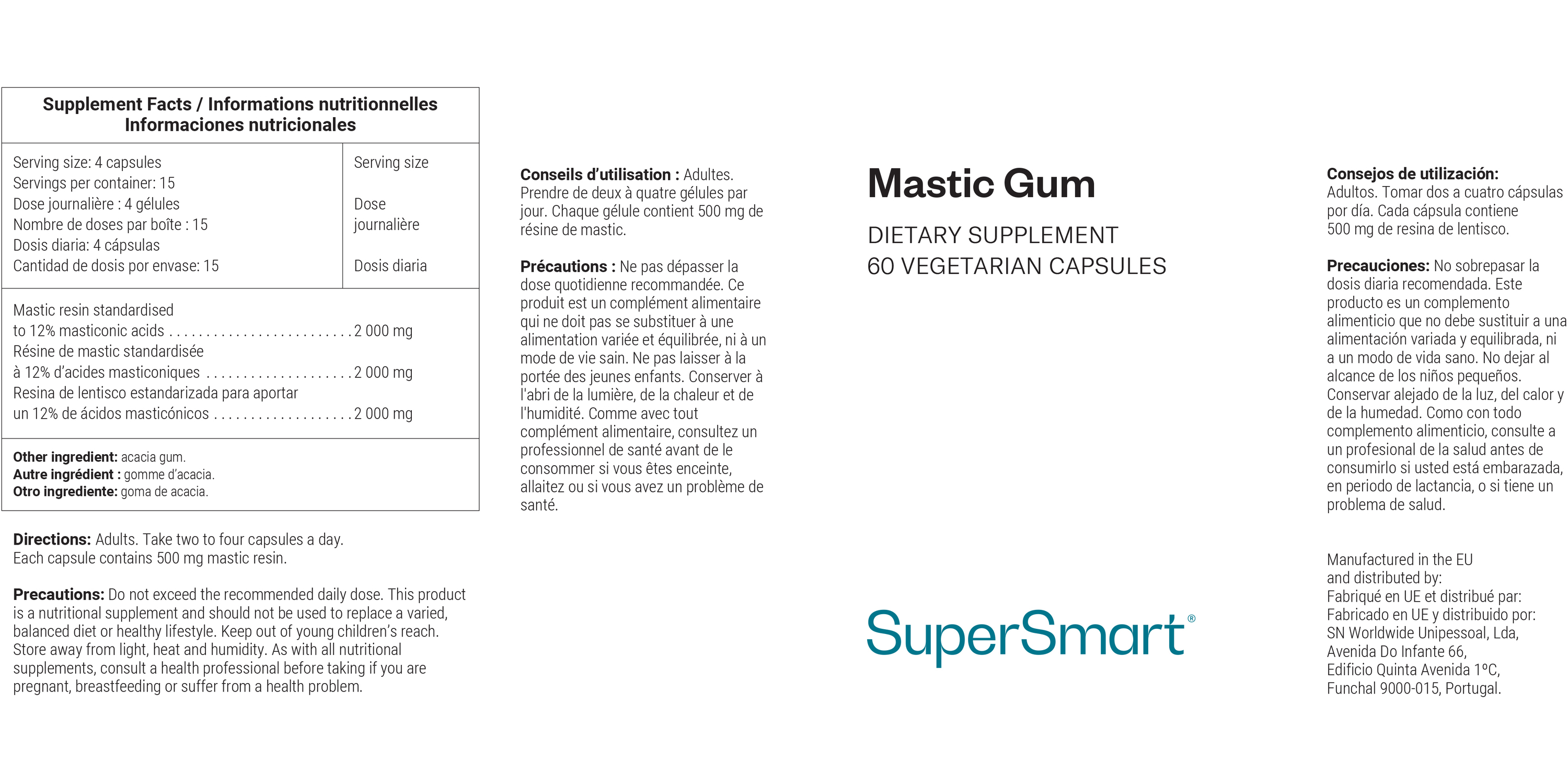Complément Mastic Gum
