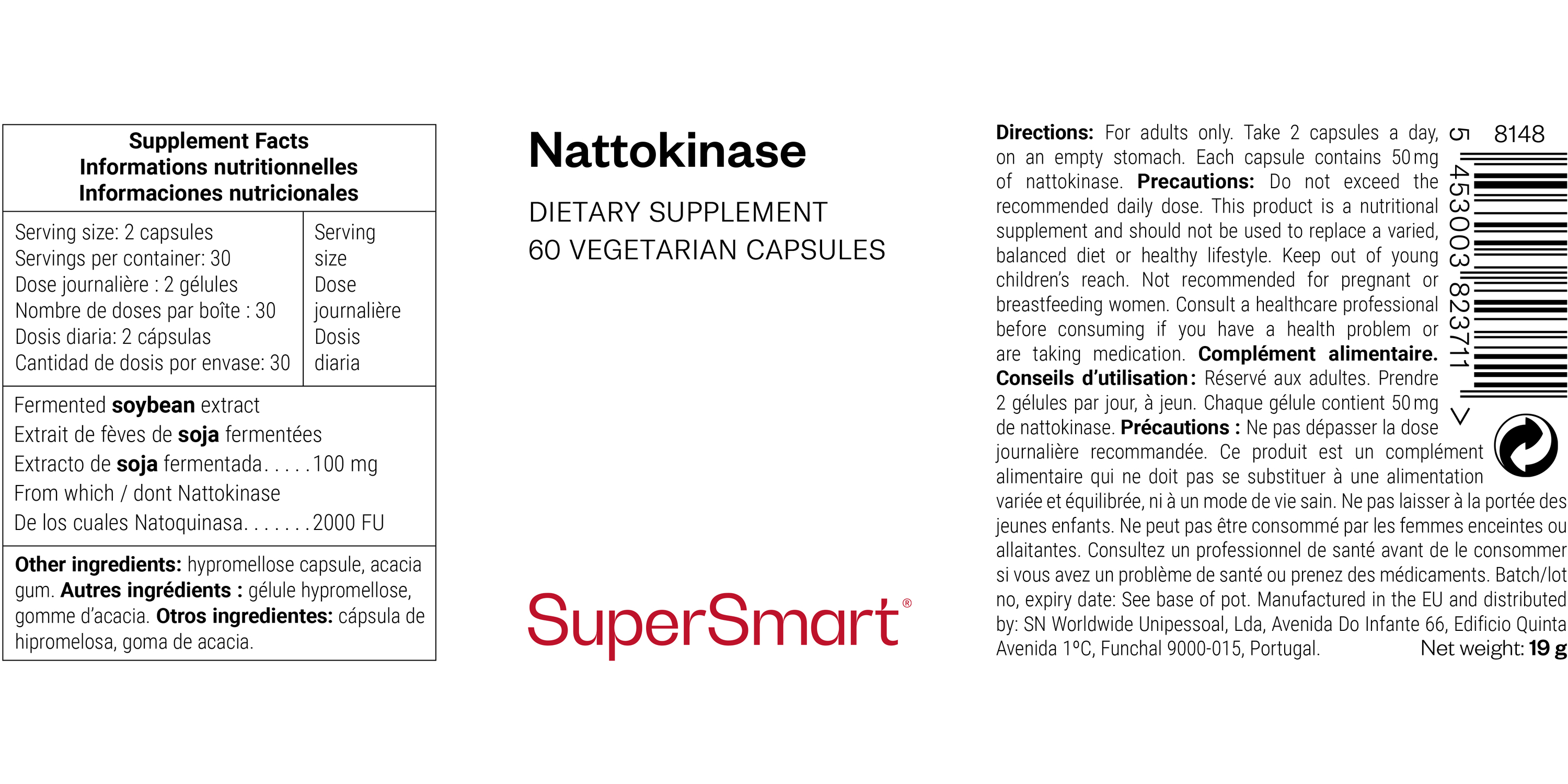 Supplément de Nattokinase