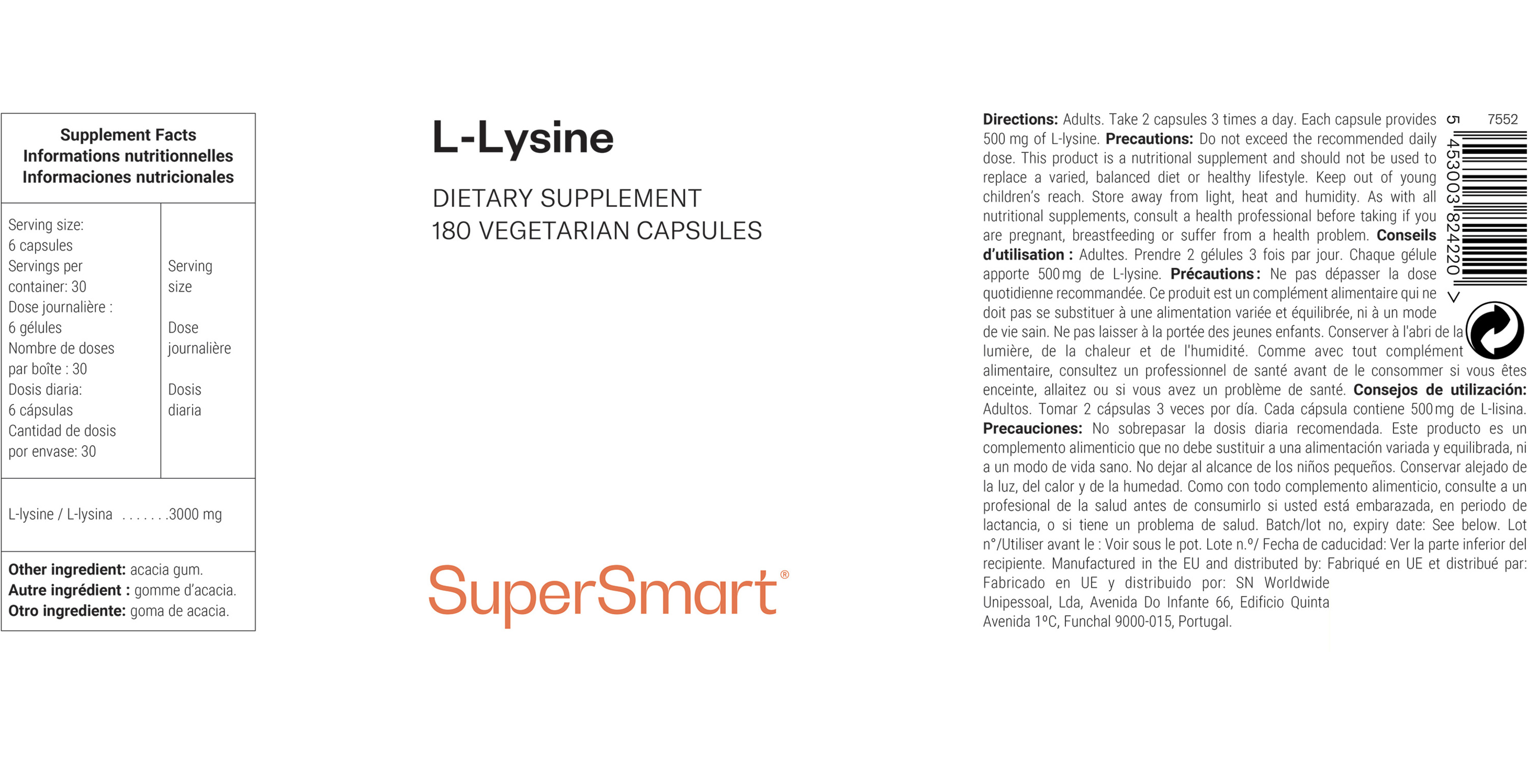 Complément L-Lysine