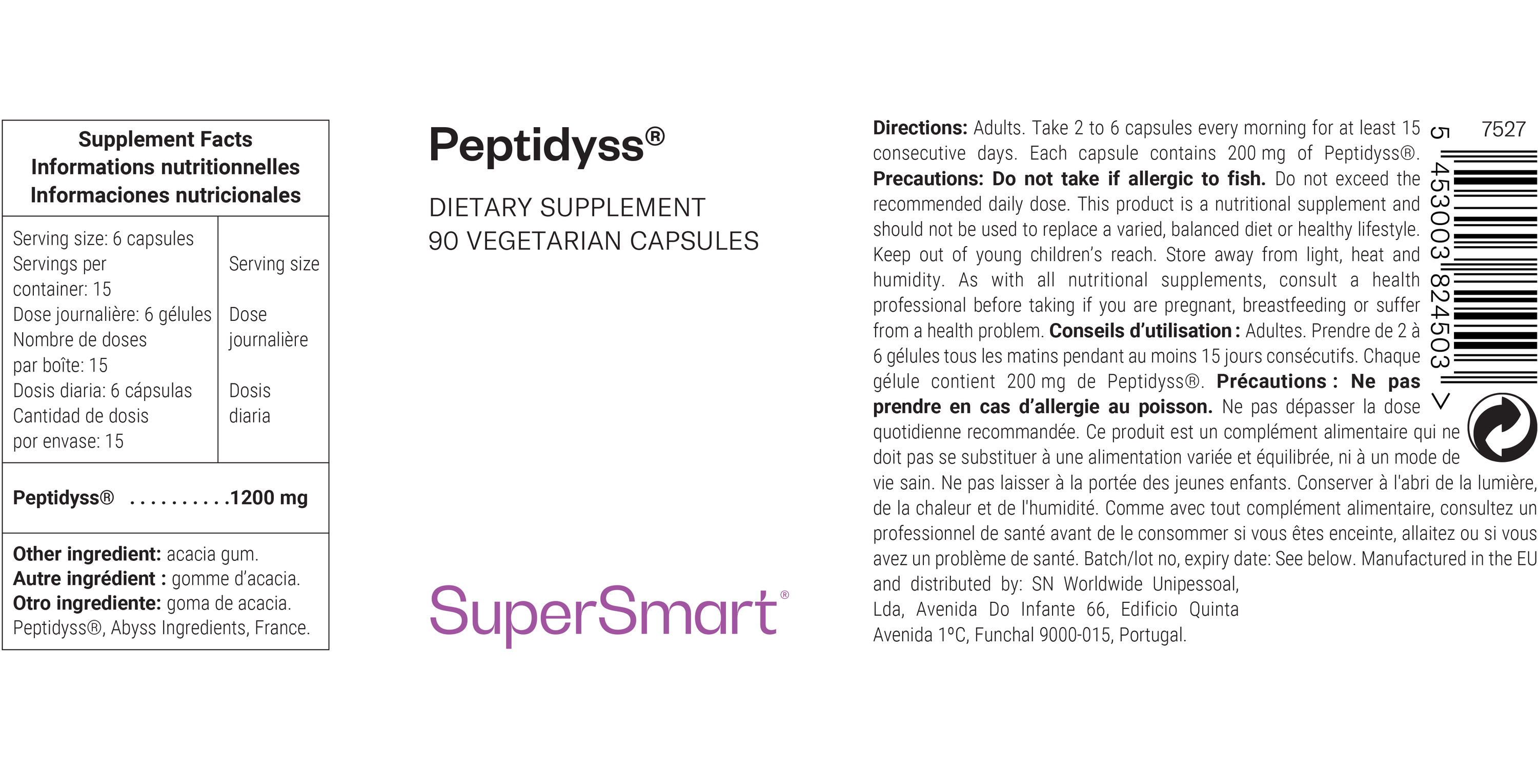 Complément Alimentaire Peptidyss®
