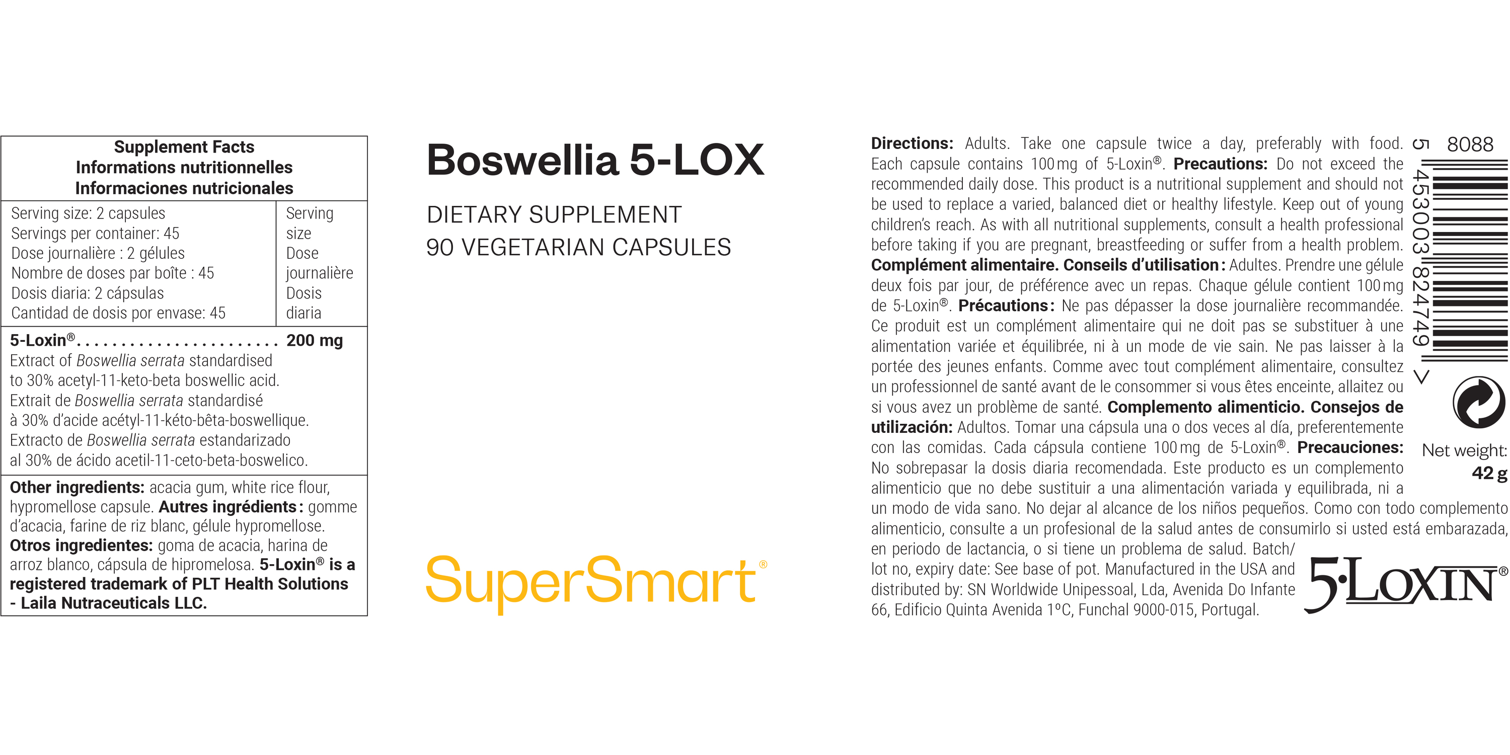 Complément Alimentaire de Boswellia Serrata