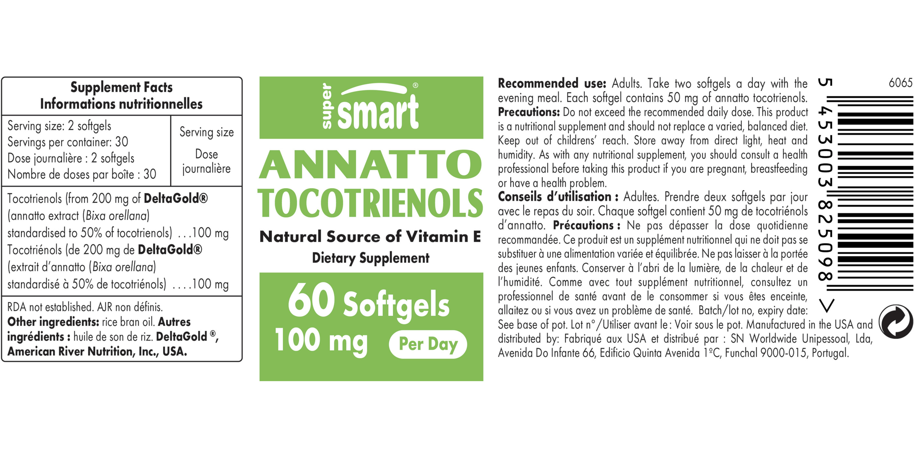 Complément Annatto Tocotrienols