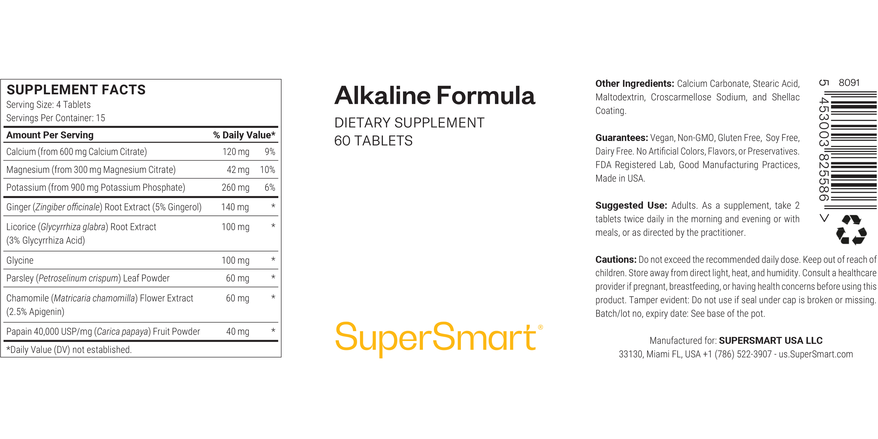 Complément Alkaline Formula
