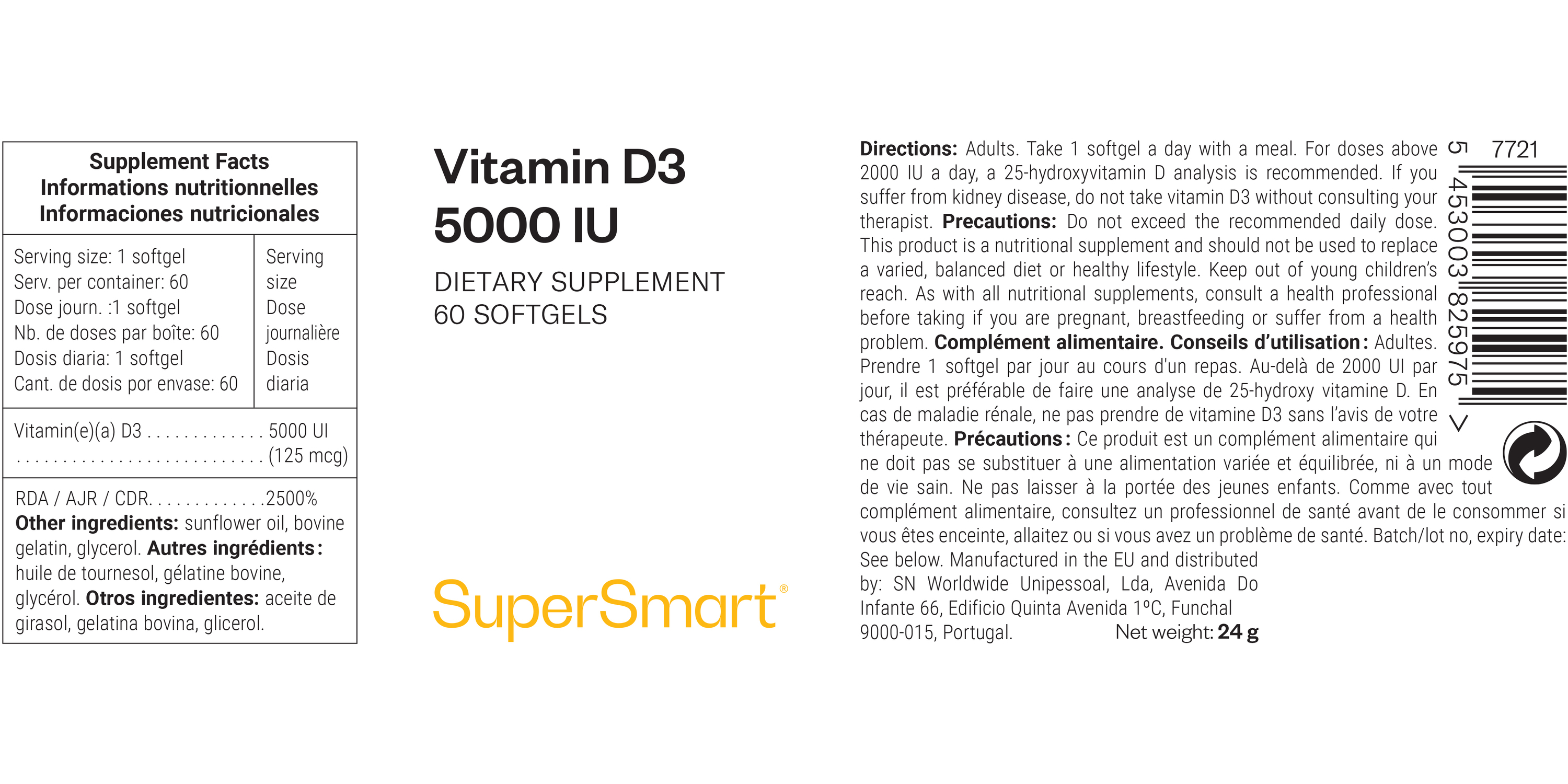 Vitamin D3 5000 IU