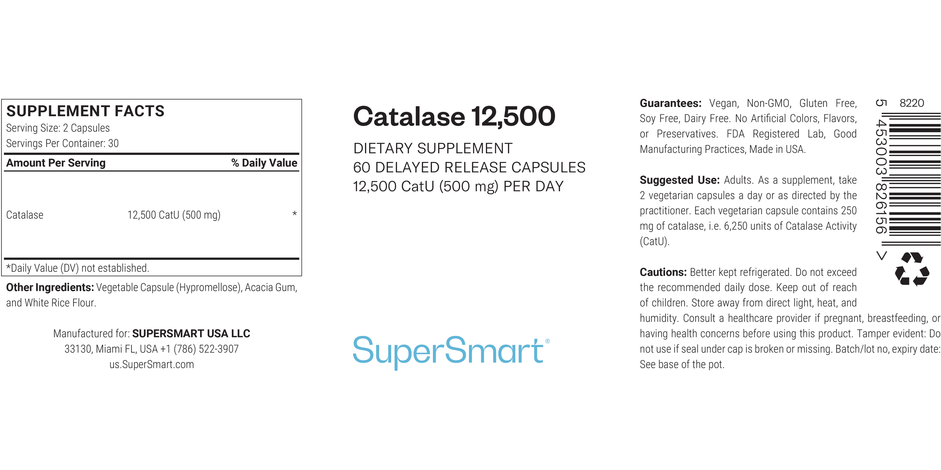 Complément Catalase 12,500