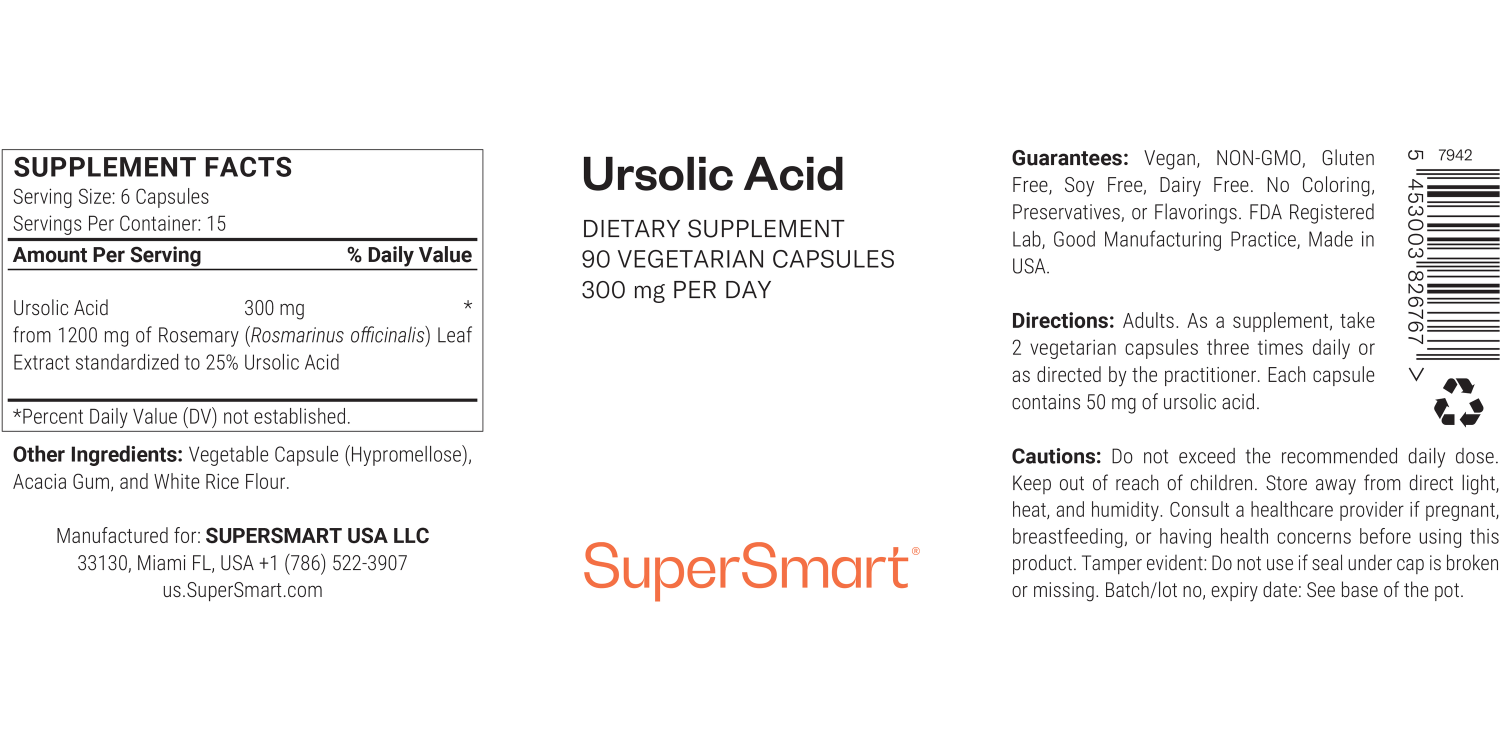 Complément Ursolic Acid