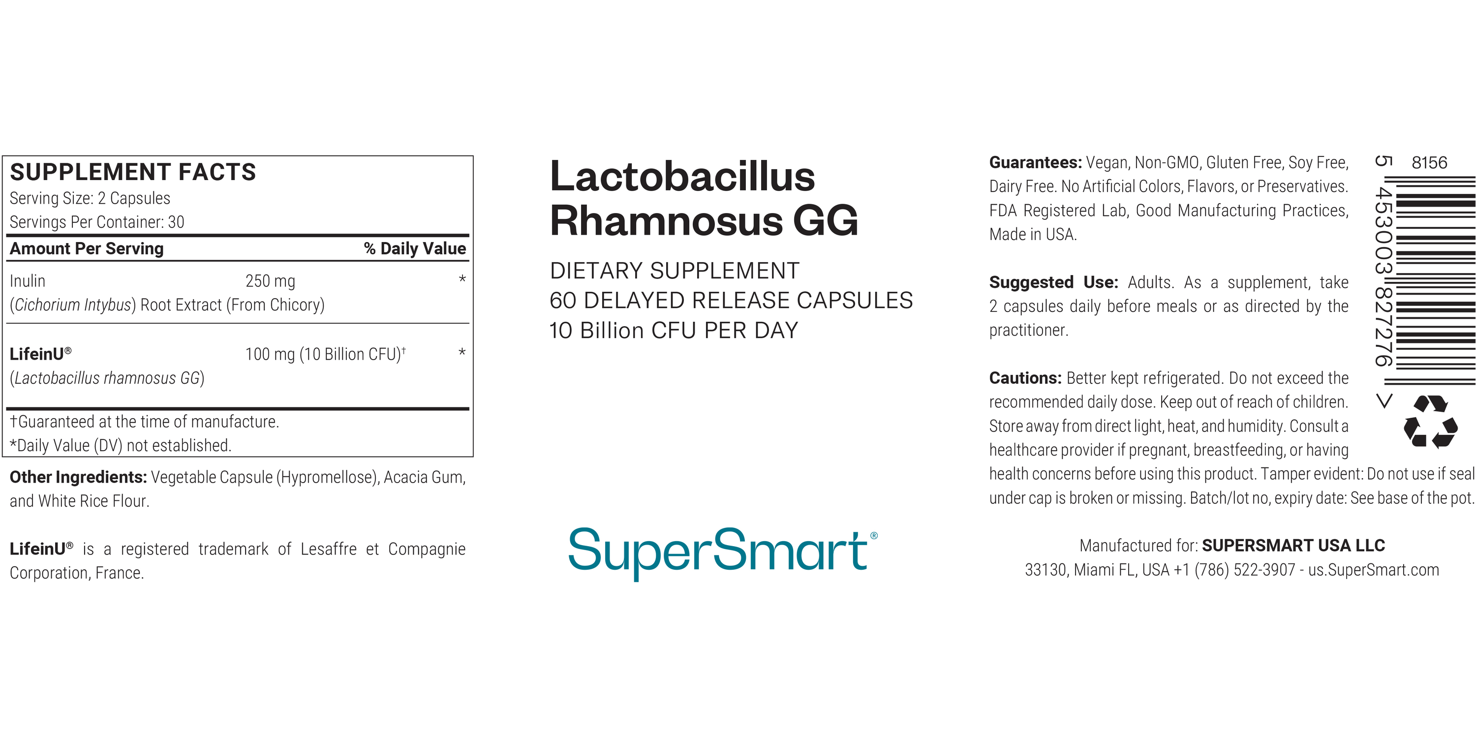 Complément Lactobacillus Rhamnosus GG