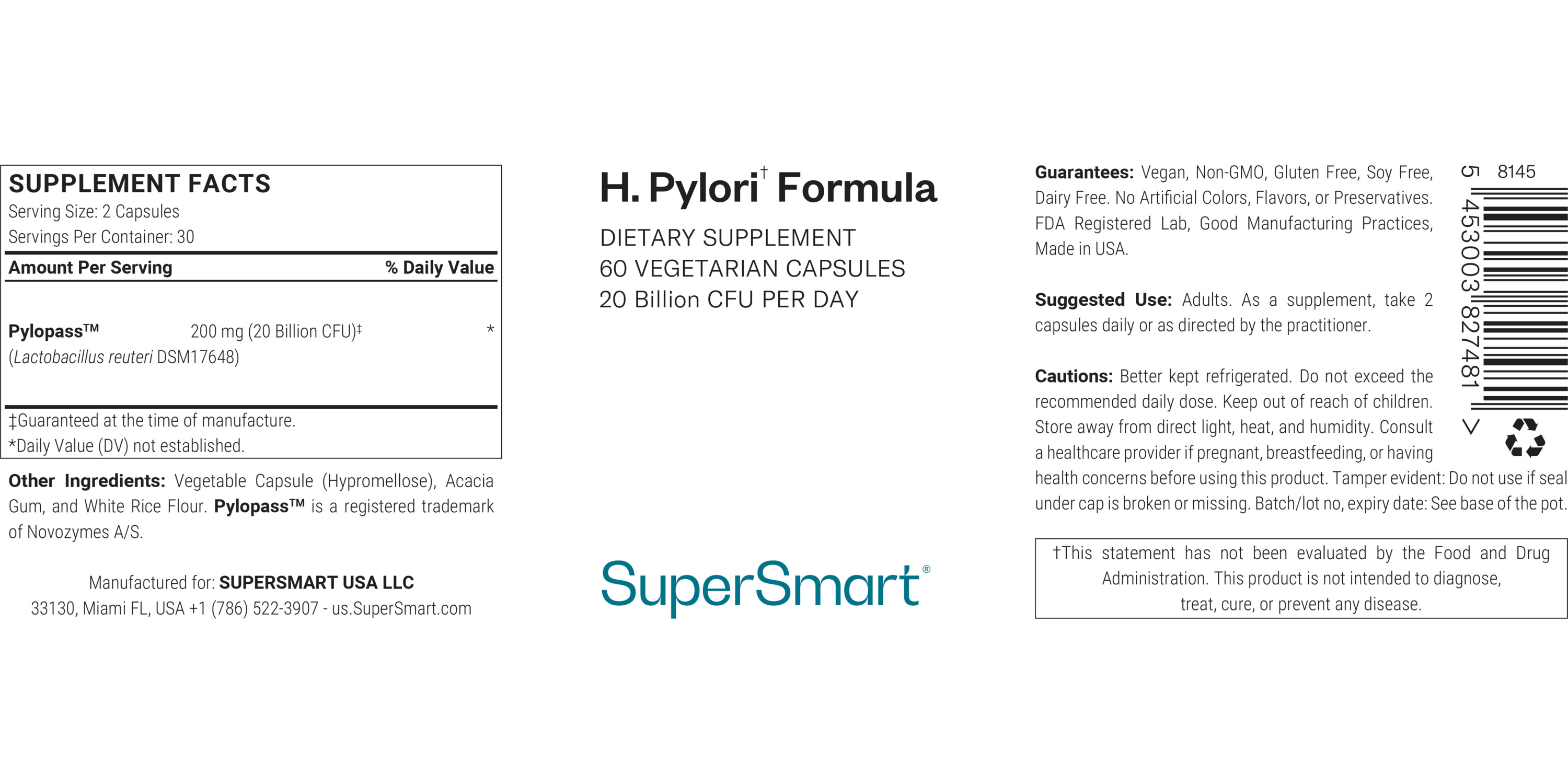 Complément H. Pylori Formula