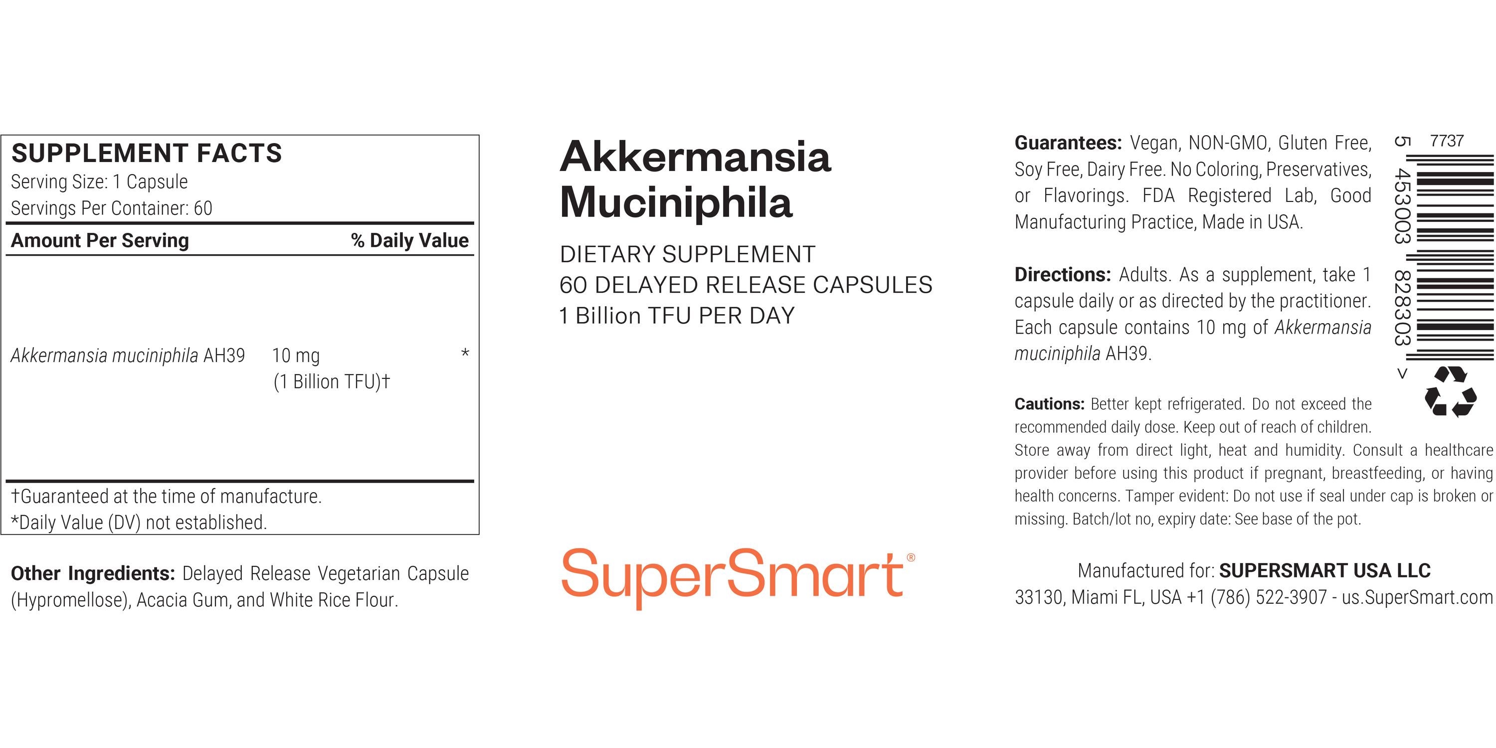 Complément Akkermansia Muciniphila Postbiotic
