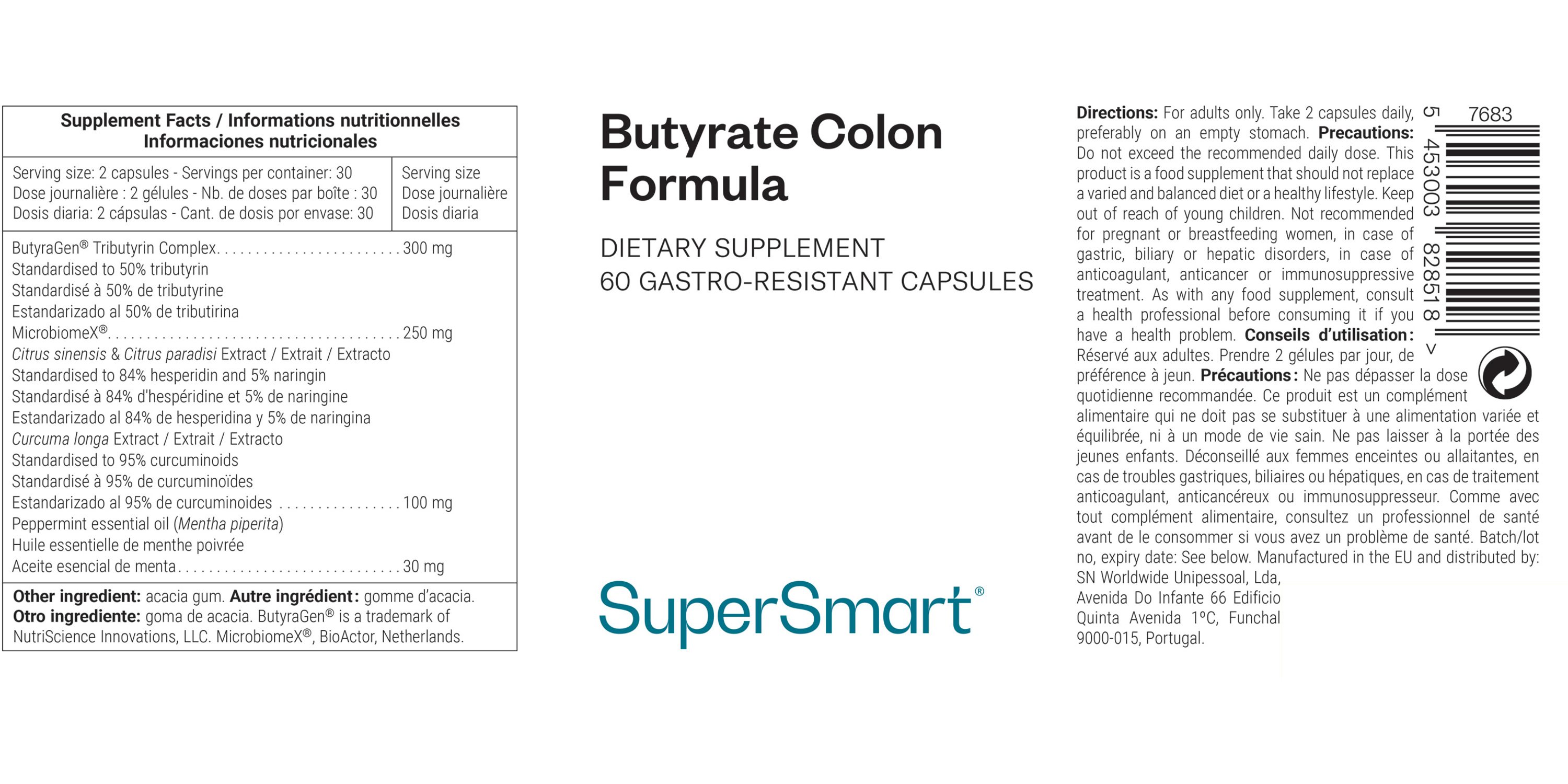 Complément Butyrate Colon Formula